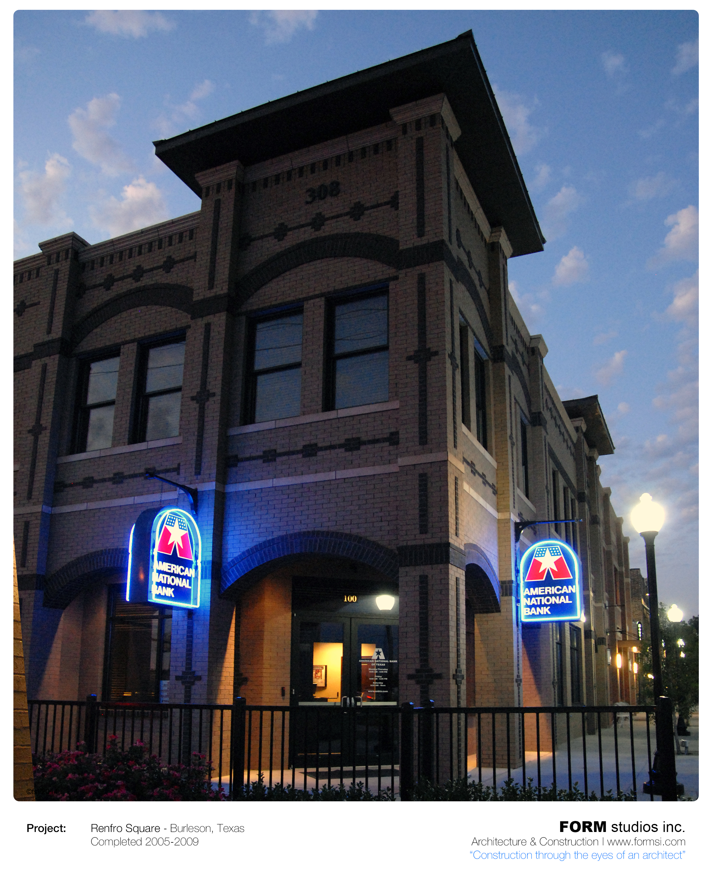 CORNER ELEVATION RENFRO SQUARE